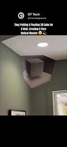 How Anamorphic Perspective Tricks The Brain Into Thinking A 3D Cube Is Real