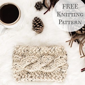 Easy Cable Headband Knitting Pattern : Learn Now