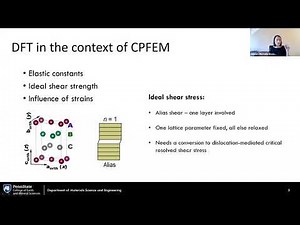 Crystal Plasticity Finite Element Method (2021 03 30 , ULTERAs, Allison Beese)