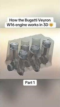 #bugattiveyron #engine #work