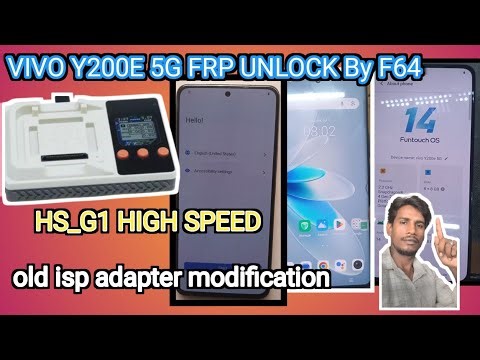 Vivo y200e 5g frp unlock by f64 box / hs_g2 high speed new modification / ‪@Ajaytechnical-lj3mc‬ #frp
