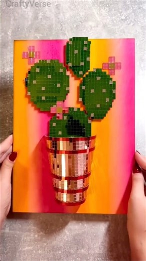 Unconventional Materials, Stunning Decor ✨ | 3D Art DIY Success #diy #asmr #handmade #crafting