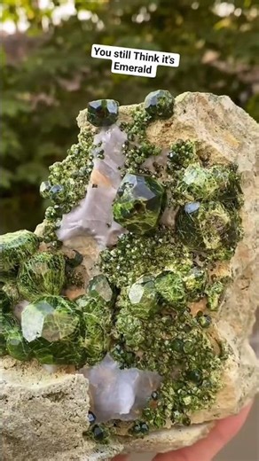 Super Rare Green Demantoid Garnet 💚 From Iran | Lucky Crystals Healer #shorts