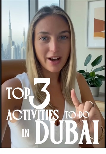 Top 3 activities to do in Dubai. There’s plenty to do in and around Dubai but here are some hand-picked favourites. #dubai #burjkhalifa #dubaicreek #dubaidesert