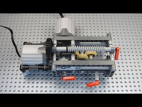 LEGO 4 Speed Linear Gearbox, 2 Outputs