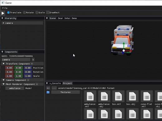 自制OpenGL开源小引擎的新功能
