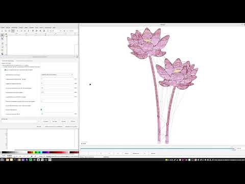 Comment préparer et vectoriser une image pour de la broderie numérique avec Inkscape - InkStitch