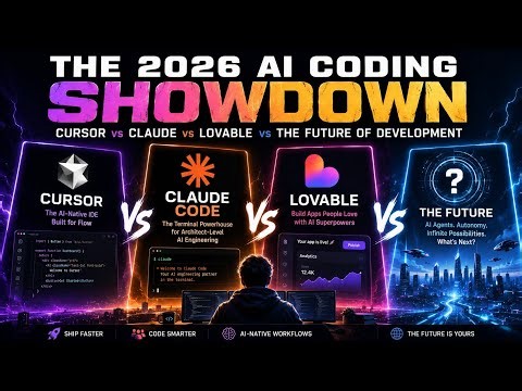 The 2026 AI Coding Showdown | Cursor vs Claude vs Lovable vs the Future of Development | Uplatz