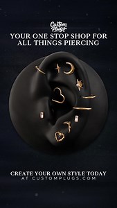 Body Jewellery for every-body! 🩻 - Browse our HUGE selection of Piercing designs and find YOUR perfect curation! 🌠 - #customplugs #bodyjewellery #piercings #piercingcuration | Custom Plugs