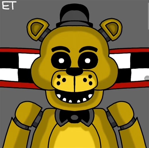 How to Draw Golden Freddy from FNAF