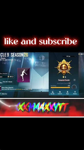 😱 finally conqueror Mil Gaya mere kob#shorts #pubgmobile