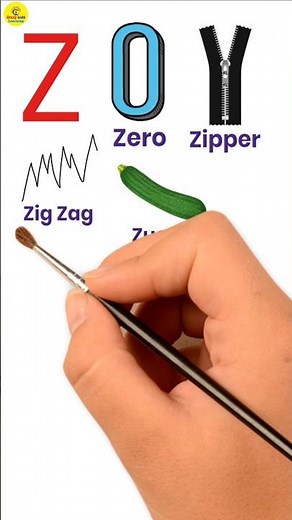 Z alphabet words with pictures | alphabet words | Words start with Z #alphabet #shorts #english