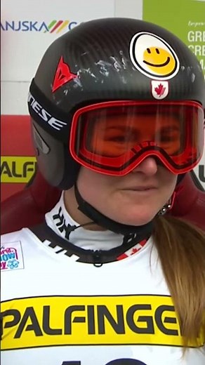 Valerie GRENIER ended 48-year wait for 🇨🇦 in a Women's GS World Cup race #shorts