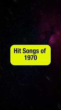 Hit Songs of 1970: #badfinger #simonandgarfunkel #smokeyrobinson #theguesswho #jamestaylor #genx