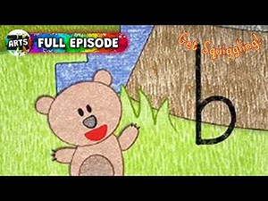 Letter B | Get Squiggling: Letters | Full Episode | Episode 2 | ZeeKay Arts