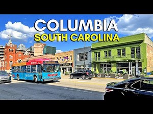 Driving in South Carolina, USA 🇺🇸 Downtown Columbia, SC - 4K