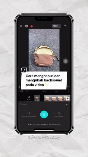 Cara Menghapus dan Mengubah Backsound Pada Video