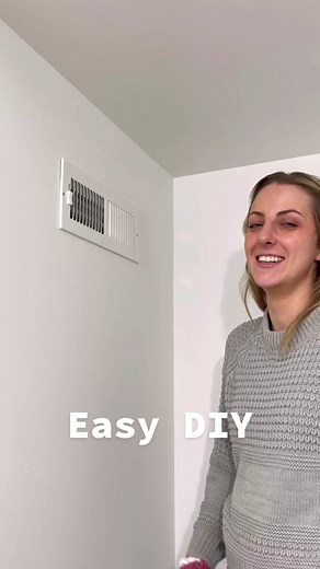 Easy @ariavent air vent upgrade. #construction #diy #tutorial #tools #tipsandtricks #interiordesign #design