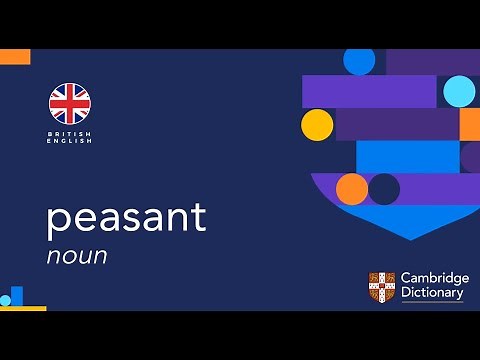 How to pronounce peasant | British English and American English pronunciation
