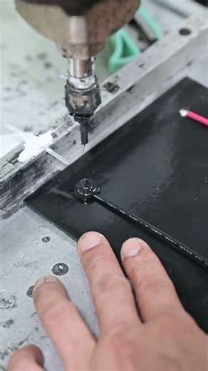 Watch a Solar Panel Get Sealed in Seconds | Automated Gluing Machine