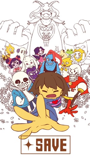 Timelapse de Fanart de UNDERTALE y DELTARUNE