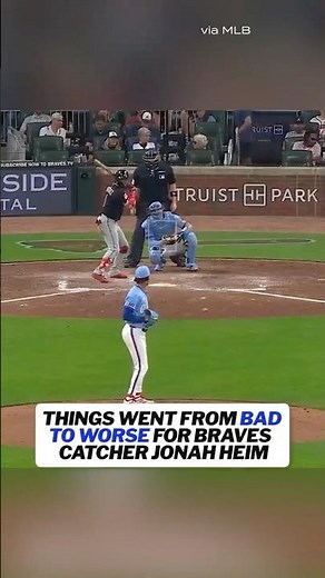 A tough sequence of events #baseball #mlb