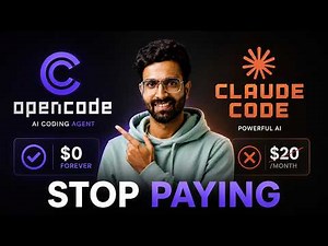 Claude Code Alternative: Run OpenCode for Free (Better Than Cursor?)