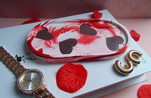 Mirrored Sweetheart Tray - Etsy