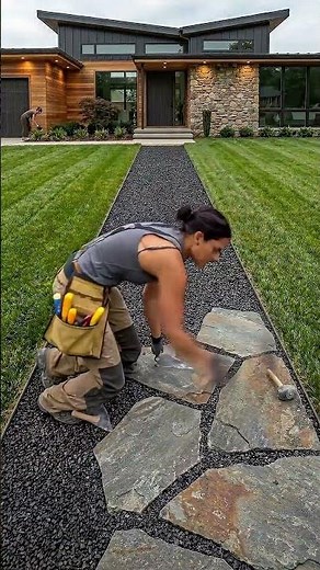 Front Walkway Transformation 🏡 Boost Your Curb Appeal Instantly (Before & After)