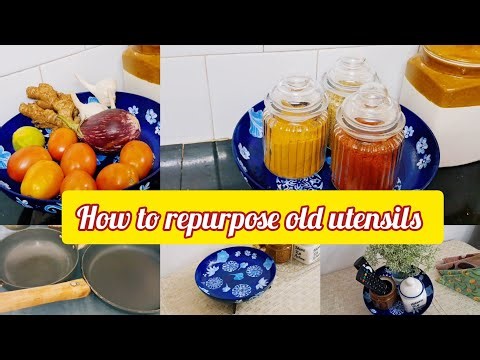 Methods to repurpose old utensils in a functional way