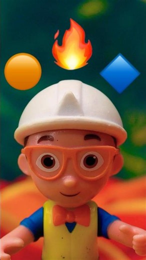 JUMP on the Shapes Blippi! ⏹️🔼⏺️ The Floor is Lava Game!