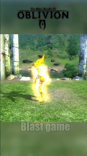 Oblivion vs Skyrim | Summon Flame Atronach Comparison!💥 #shorts #evolution #oblivion #skyrim #gaming