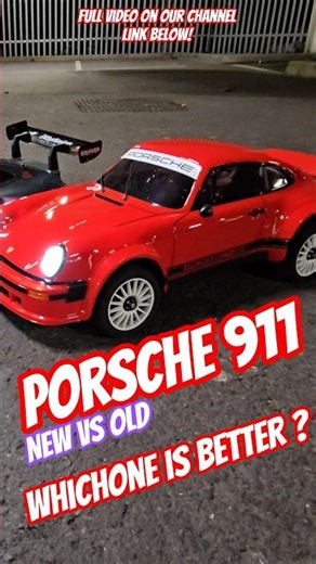 Porsche 911 Old vs New Wow #fastrc #rccars #rc #primalrc #porsche #rcbasher #hobao #hooning #driftrc