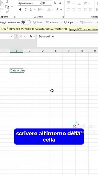 🧠 Il comando usato nel video è: Cells.EntireColumn.AutoFit Ti permette di adattare automaticamente tutte le colonne alla larghezza del contenuto. Utile per sistemare il file in un attimo, senza doverle ridimensionare a mano. Copialo e usalo quando ti serve. 🧩 Funzione disponibile in: • Excel 365 ✅ • Excel 2021 ✅ • Excel 2019 ✅ • Excel 2016 ✅ • Excel 2013 ✅ • Excel 2010 e precedenti ✅ ________________________________________ Se non ci conosciamo, io aiuto chi lavora in ufficio a usare Excel in 