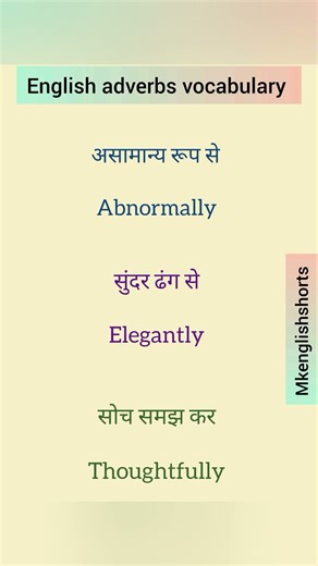 english adverbs vocabulary #shorts #youtubeshorts