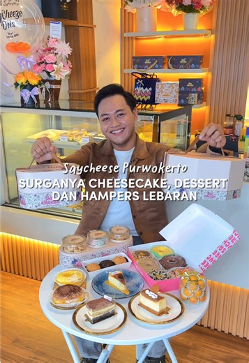 SURGANYA CHEESECAKE, DESSERT DAN HAMPERS LEBARAN DI PURWOKERTO🍰 SAYCHEESE PURWOKERTO @Saycheeze Surganya dessert enak di purwokerto lengkap banget, berbagai cheesecake, pumpkin donuts, sampai kue kering juga ada Open PO Hampers lebaran aneka kue kering, bisa custom dan harga menyesuaikan, harga start 150k 📍Jl. Overste Isdiman, Purwokerto (depan IBOX ovis purwokerto) #hamperspurwokerto #kuekeringpurwokerto #dessertpurwokerto
