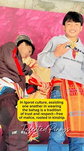 In Igorot culture, assisting one another in wearing the bahag is a tradition of trust and respect—free of malice, rooted in kinship. #bahag #wanes #igorotheritage #culture #TalentedPinoys | TalentedPinoys
