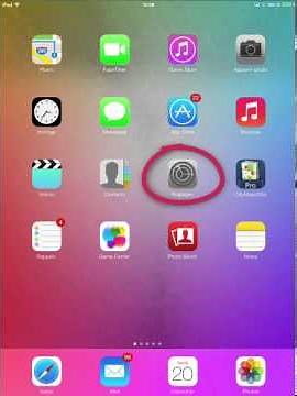 Verrouiller Rotation Ecran iPad