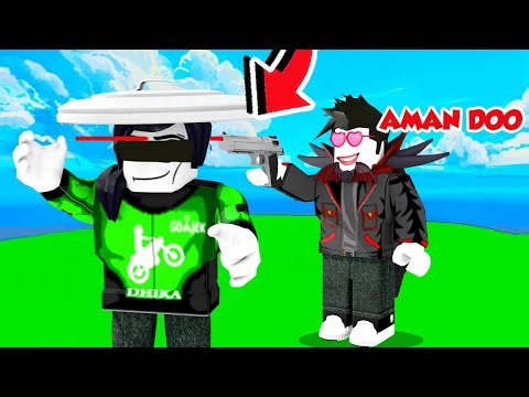 AKU CURANGIN 4 FATHERS DI GAME TEMBAK TEMBAKAN KOCAK DI ROBLOX!!!
