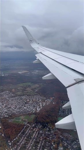 Airplane above the clouds from plane window. Amazing sky view from plane window #shorts #airplane