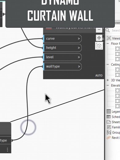 Cara Membuat Curtain Wall dengan Dynamo di Revit