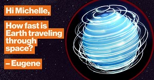 How fast is Earth moving through space? That depends.