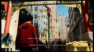 Spider-Man - First Day:  Play as Miles Morales: Go To FEAST Shelter Pass Sable Checkpoint (2018)