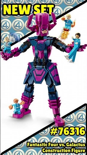 NEW LEGO SET | Fantastic Four vs. Galactus Construction Figure 76316 | #lego #marvel #news #new