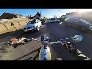 A cold December ride on the 1973 Triumph Trophy Trail TR5T.