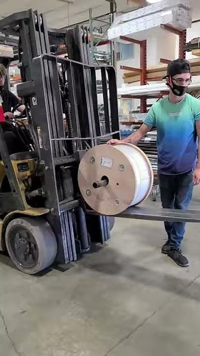 Load and unloading cable spools