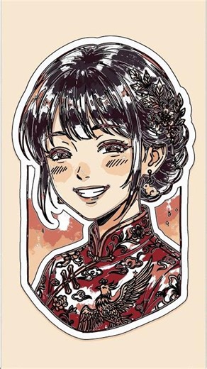 Anime Qipao Girl: Step-by-Step Drawing for Beginners