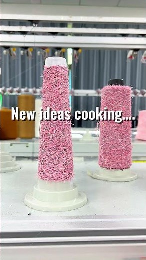 in the process of knitting