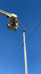 Andy and Tyler from our Lamoine line crew came to the rescue after a customer reported an osprey was stuck upside down on electrical equipment in Waltham. The line workers helped the osprey off, and he flew away safely. Awesome work, Andy and Tyler! #FeelGoodFriday | Versant Power