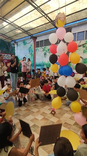 “Dancing, smiling, and a little bit of masti—just perfect! 💖🕺” “Natkhat bachche = unlimited joy 😄🎉 #ChildrensDay” #natkhatnestdaycare #vanitavishram #kids #enjoy #activityforkids #trendingreels | Natkhat Nest Daycare